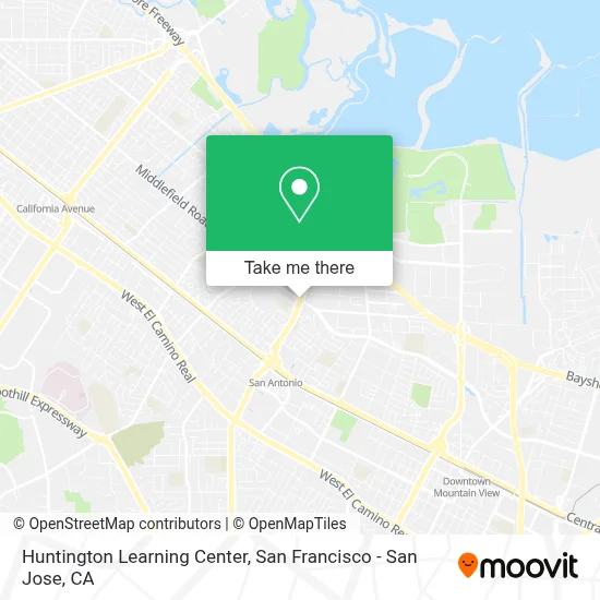 Huntington Learning Center map