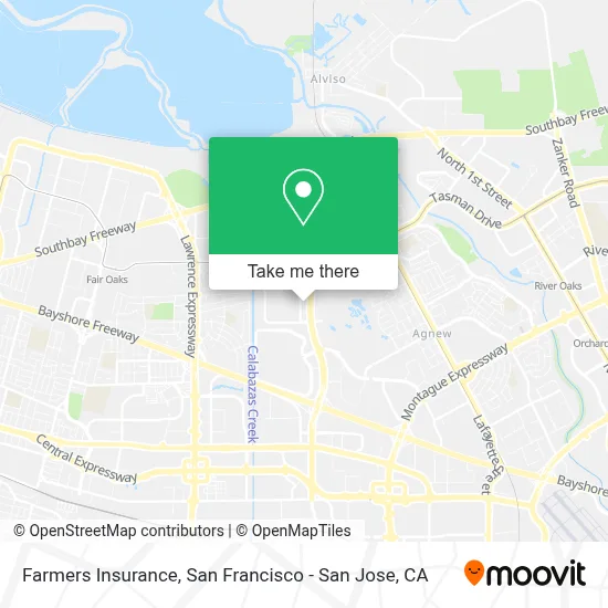 Farmers Insurance map