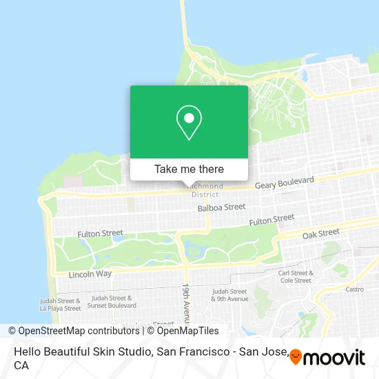 Hello Beautiful Skin Studio map