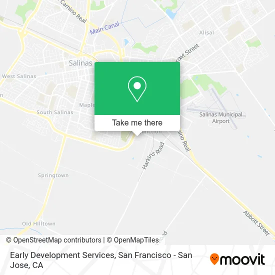 Early Development Services map