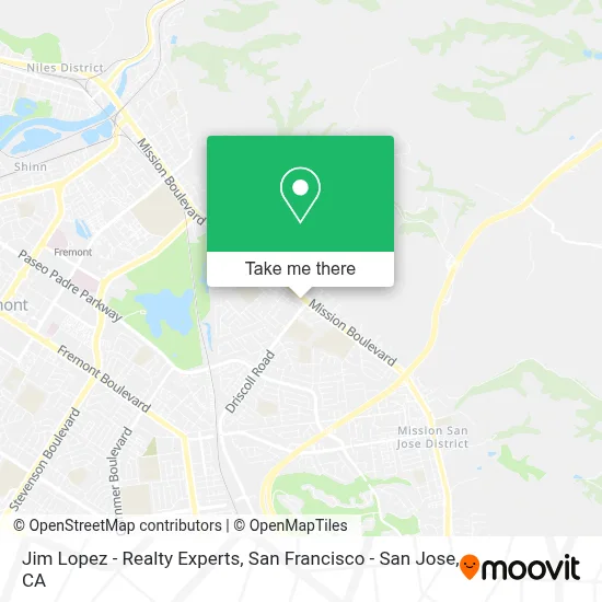 Jim Lopez - Realty Experts map