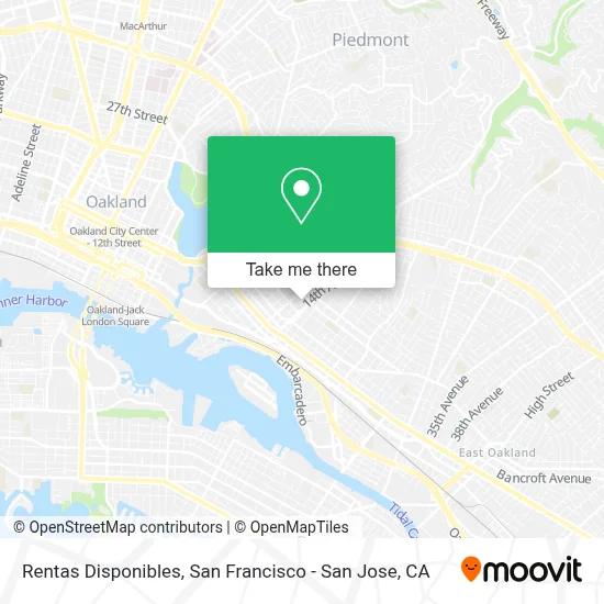 Rentas Disponibles map