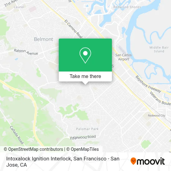 Intoxalock Ignition Interlock map
