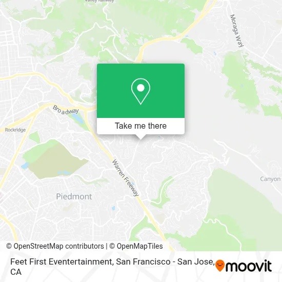 Feet First Eventertainment map