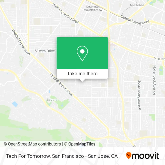Tech For Tomorrow map