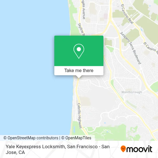 Yale Keyexpress Locksmith map