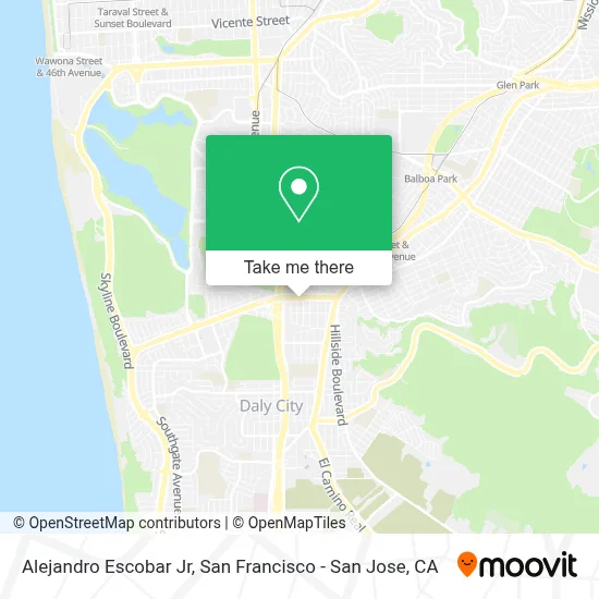 Alejandro Escobar Jr map