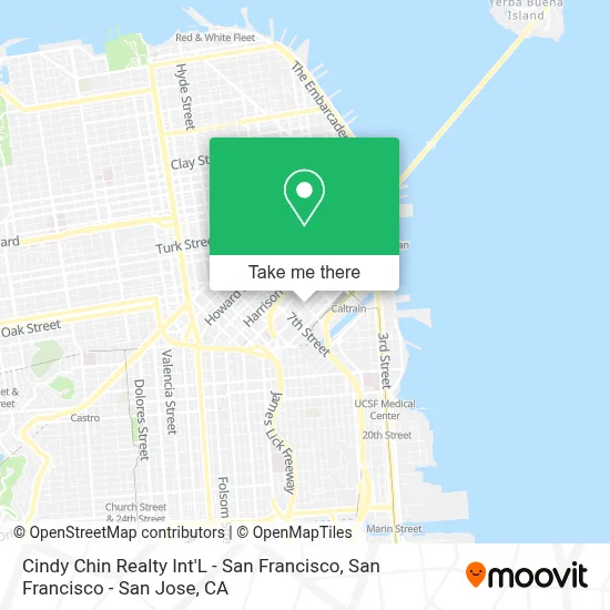 Cindy Chin Realty Int'L - San Francisco map