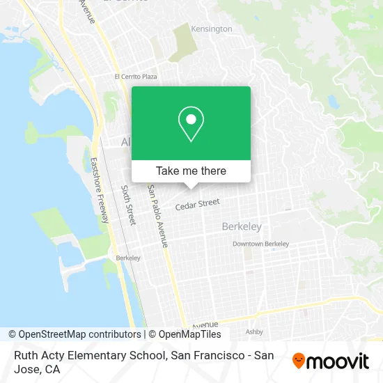 Ruth Acty Elementary School map