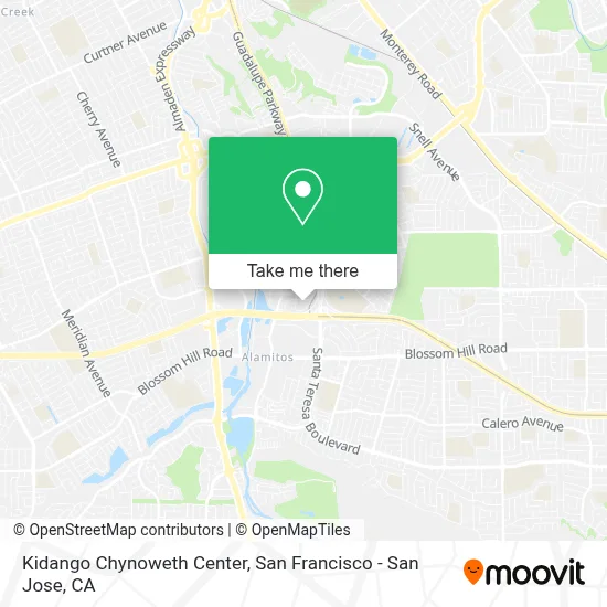 Kidango Chynoweth Center map