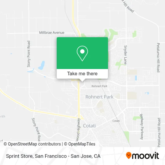 Sprint Store map