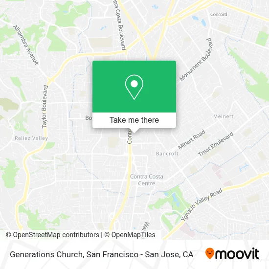 Generations Church map