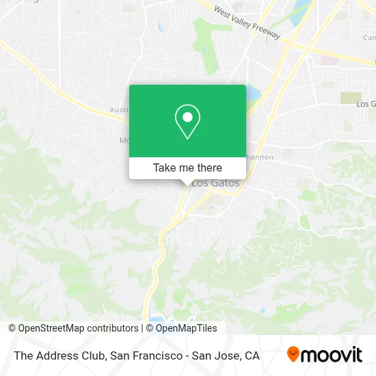 The Address Club map