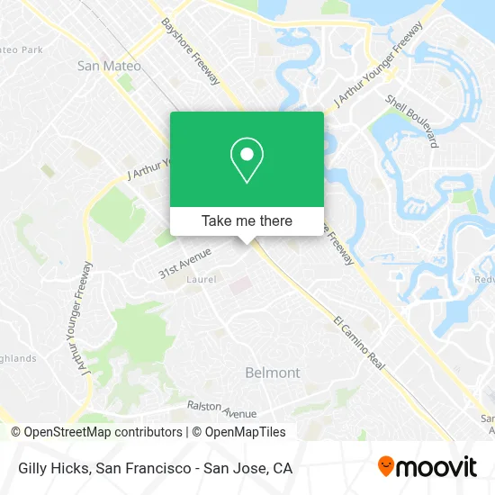 Gilly Hicks map