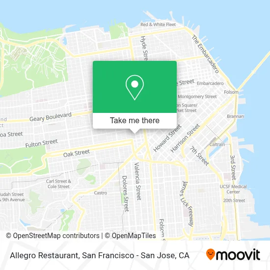 Ristorante Allegro map