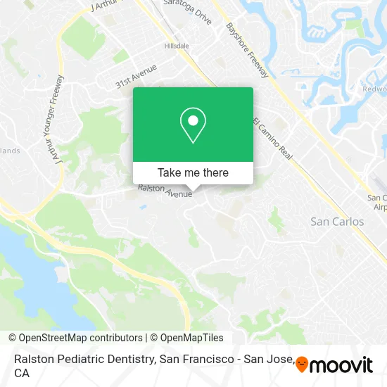 Ralston Pediatric Dentistry map