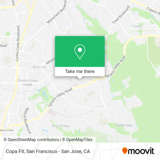 Copa Fit map
