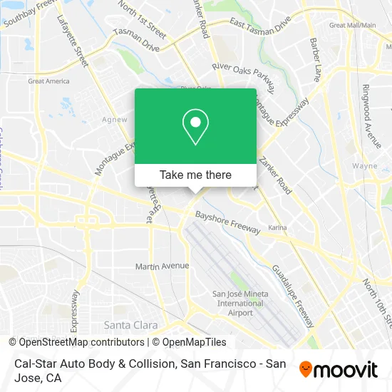 Cal-Star Auto Body & Collision map