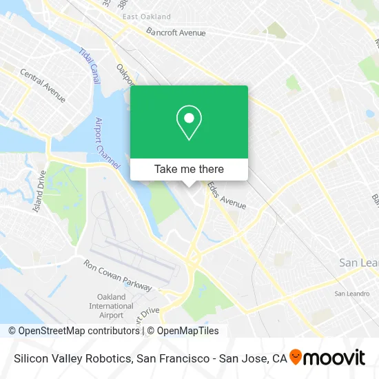 Silicon Valley Robotics map
