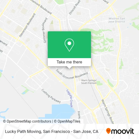 Lucky Path Moving map