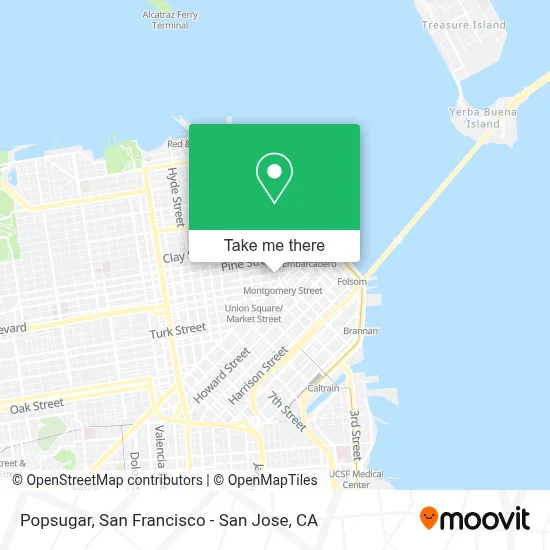 Popsugar map