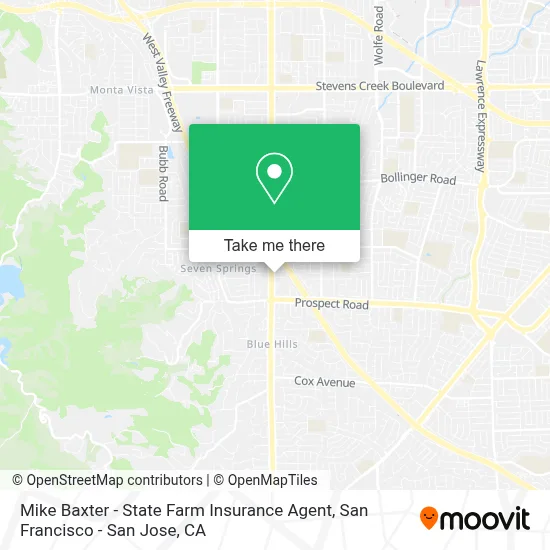 Mike Baxter - State Farm Insurance Agent map