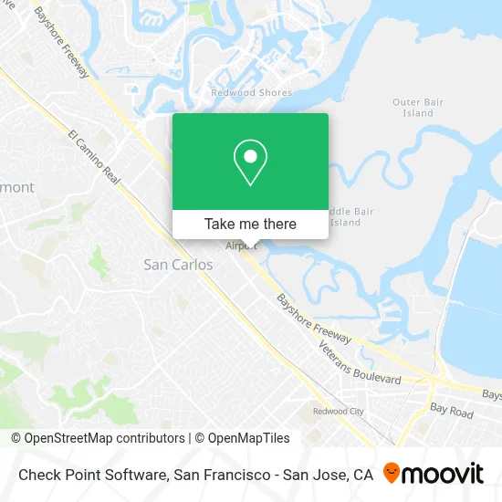 Check Point Software map