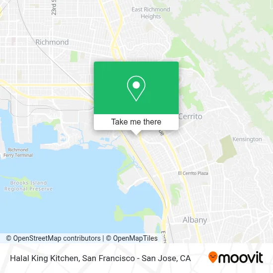 Halal King Kitchen map