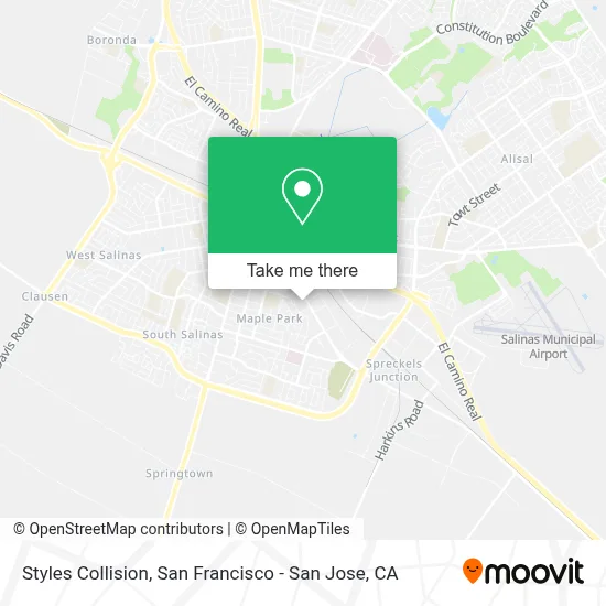 Styles Collision map