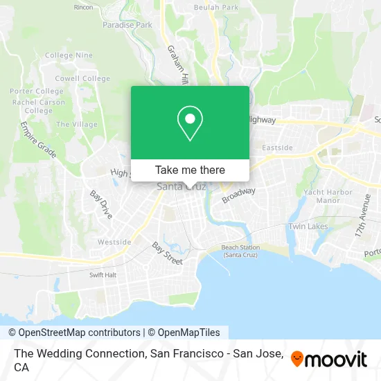 The Wedding Connection map