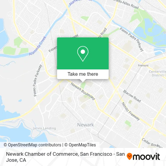 Newark Chamber of Commerce map
