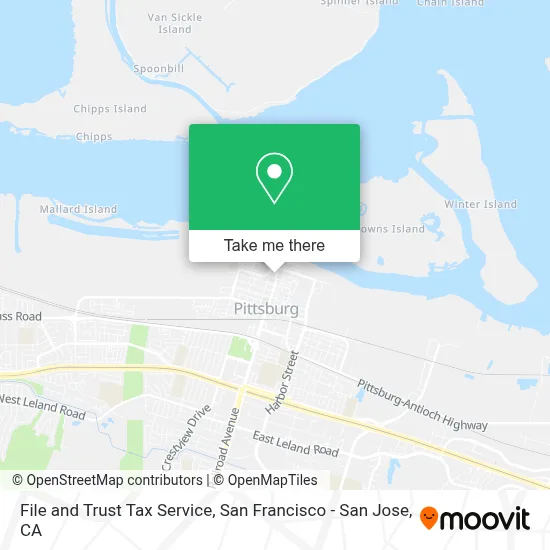 File and Trust Tax Service map