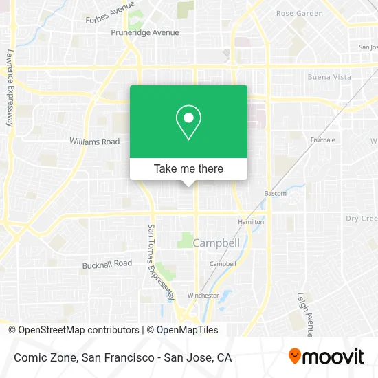 Comic Zone map