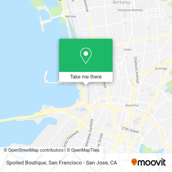 Spoiled Boutique map