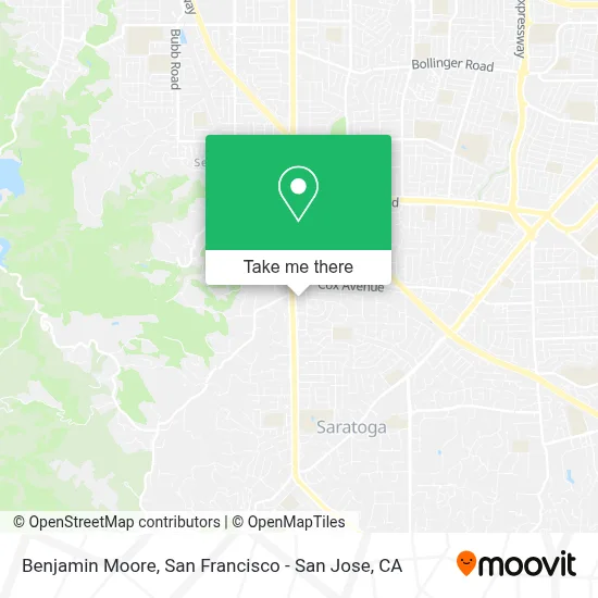 Benjamin Moore map