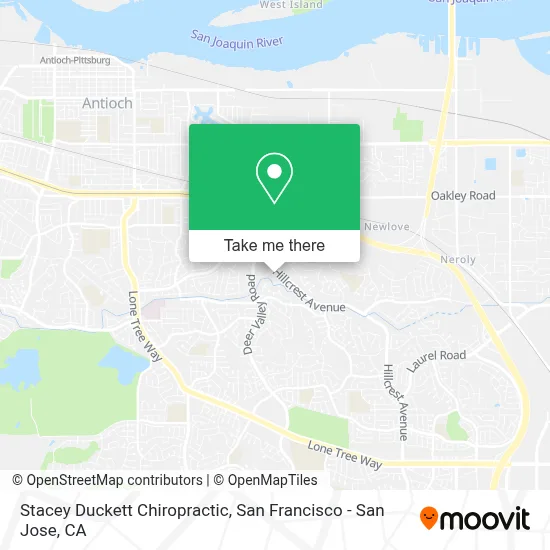Stacey Duckett Chiropractic map