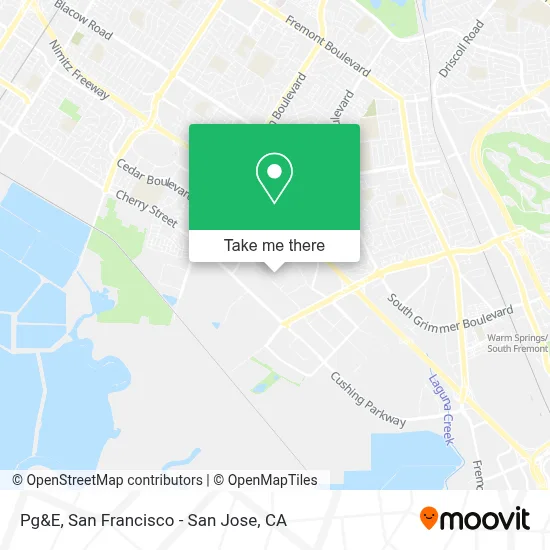Pg&E map