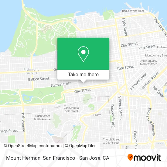 Mount Herman map