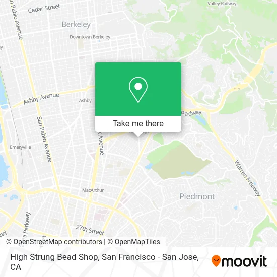 High Strung Bead Shop map
