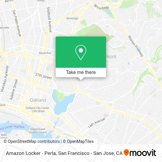 Amazon Locker - Perla map
