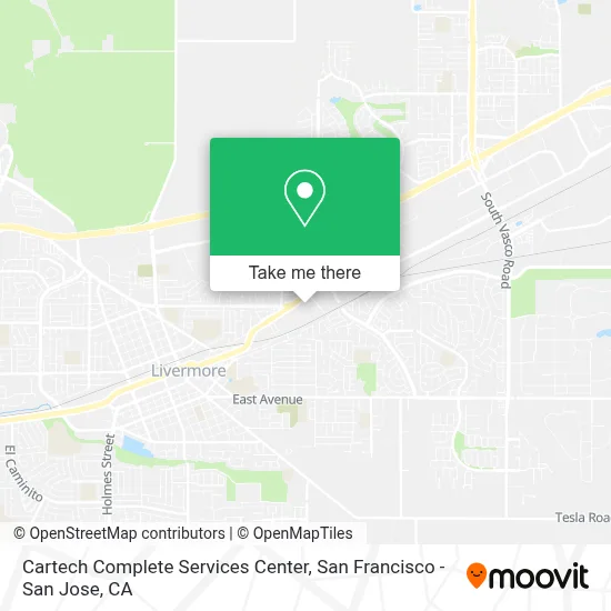 Cartech Complete Services Center map