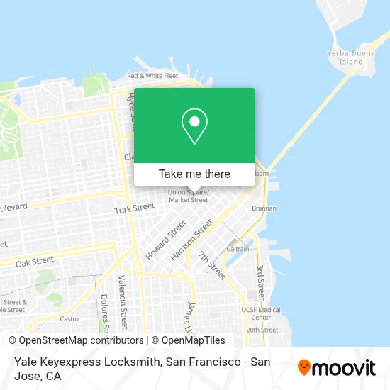Yale Keyexpress Locksmith map