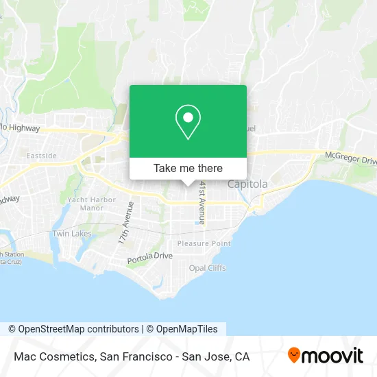 Mac Cosmetics map