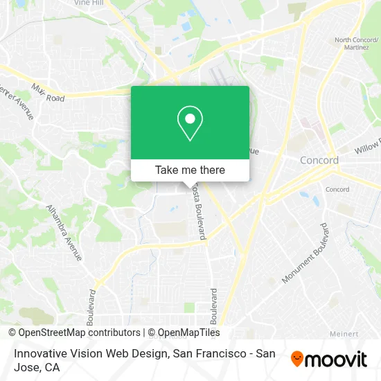 Innovative Vision Web Design map