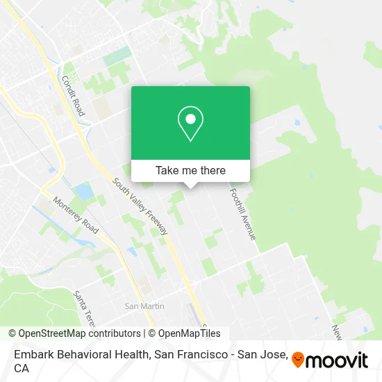 Embark Behavioral Health map