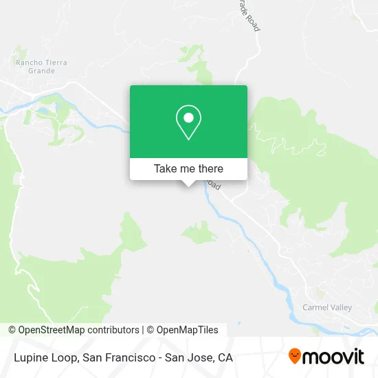 Lupine Loop map