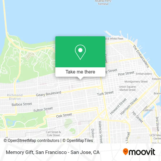 Memory Gift map