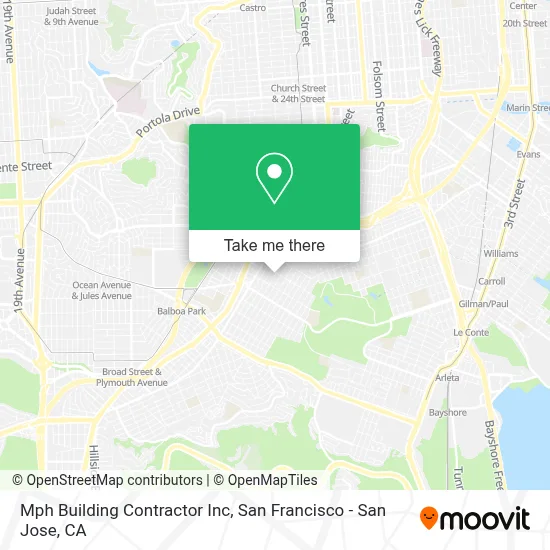 Mph Building Contractor Inc map