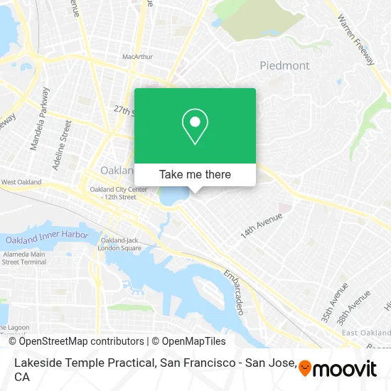 Lakeside Temple Practical map