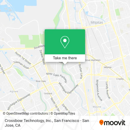 Crossbow Technology, Inc. map